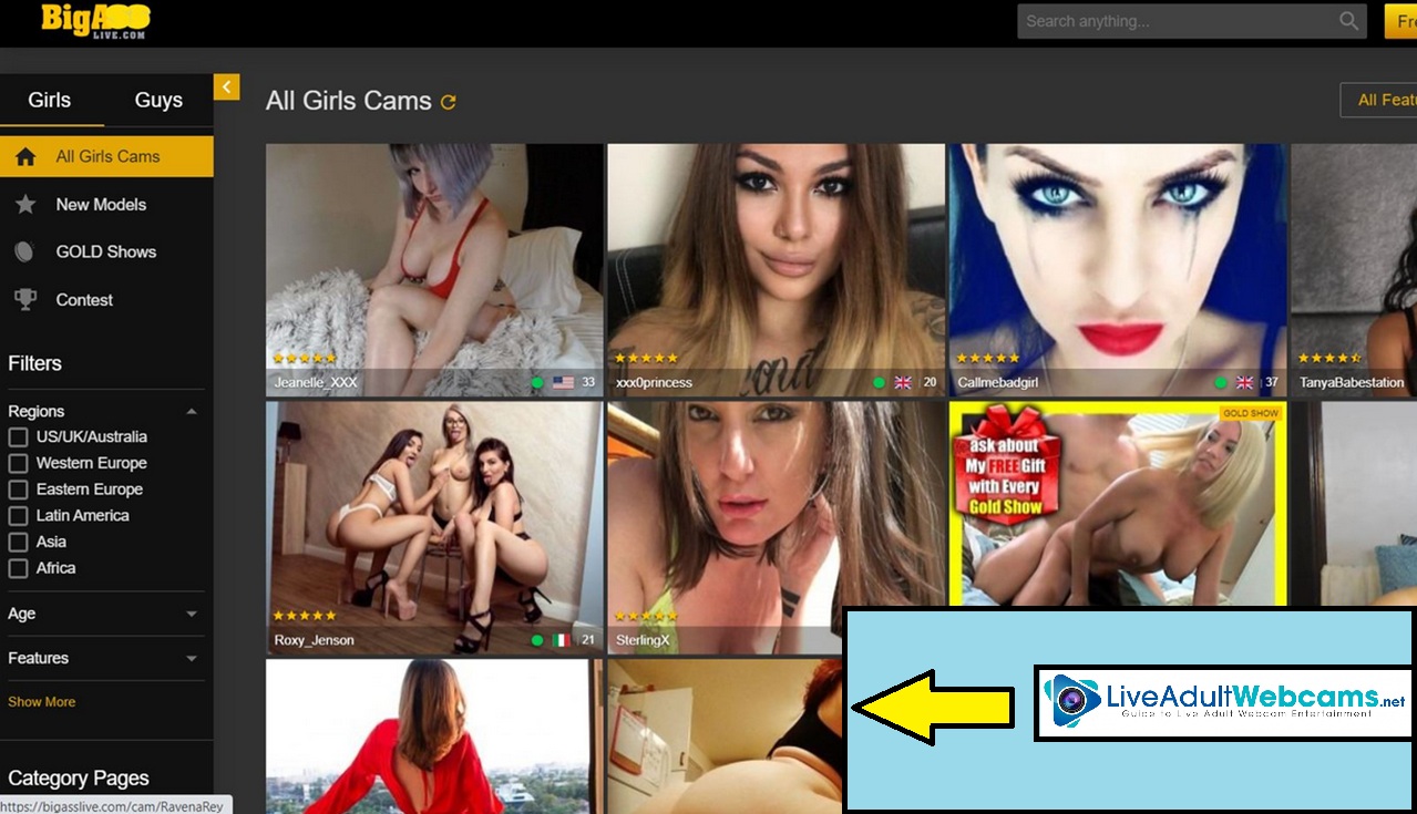 big ass live cams